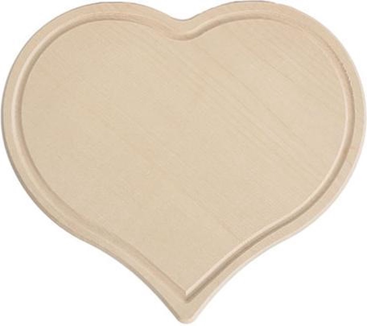 Hartvormig plankje | 24x22x1,5cm